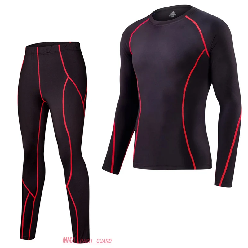 

Men's Thermal underwear Suit Compression Clothing Winter Warm Base Layer tights Thermal Underwear Women Leggings jogging suit