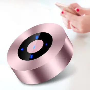 

A8 Mini Stereo Speaker Wireless Bluetooth Touch Screen Subwoofer Music Player with Microphone