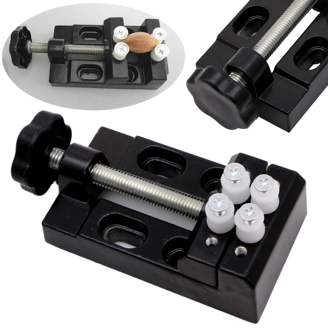 1pc Black Jaw Bench Clamp Mini Drill Press Vice Micro Clip Opening Parallel Table Flat Vise DIY Hand Tools 105 x 55 x 35mm