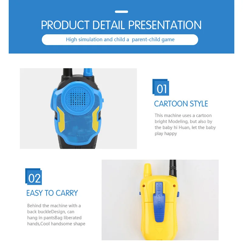 Новинка 2 шт. мини-рация детская радиостанция портативное радио легкий коммуникатор Подарок детская рация легко носить с собой