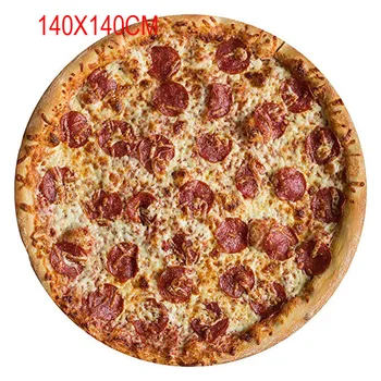

Blanket Comfort Food Pizza Wrap Blanket Perfectly Round Hamburger Throw blanket hoodie mantas para sofa decorativa