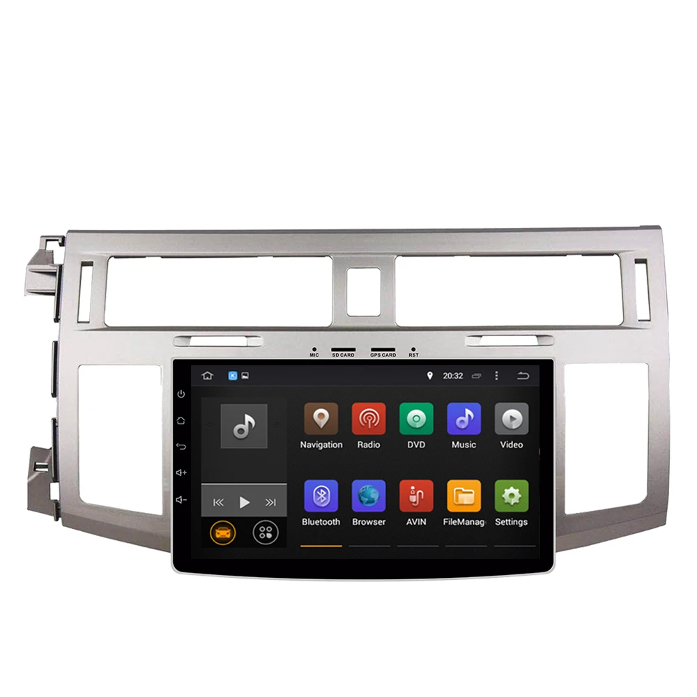 Android 10 0 Восьмиядерный Автомобильный GPS-навигатор мультимедийный DVD-плеер для Toyota