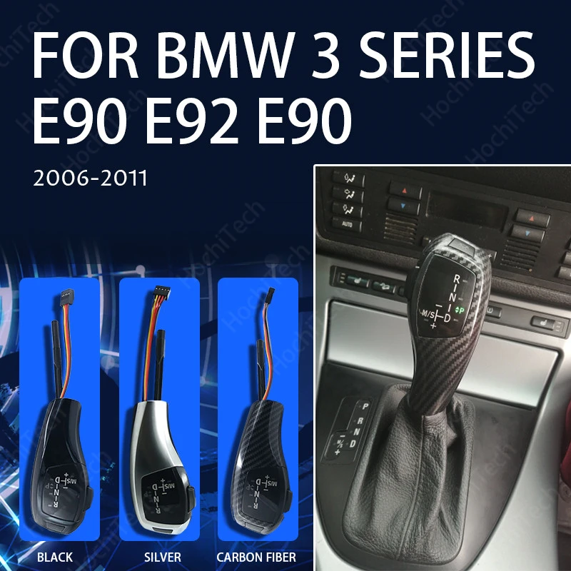 

Shift Handle Replacement F30 Style Shifter Lever For BMW 3 series 2006-2011 E90 E92 E90 Accessories LED Gear Shift Knob