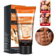 

1 pcs 60ml Men Abdominal Muscle Cream Stronger Muscle Strong Anti Cellulite Burn Fat Product Lossing Weight Cream Free shipping