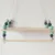 Nordic Style High-end Custom Wooden Bead Double Shelf Children's Room Soft Wall Decoration Shelf Home Decor