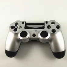 PS4 Серебряный Передний+ задний чехол, чехол, защитный чехол для sony playstation 4 Gamepad Gaming V1, беспроводной контроллер