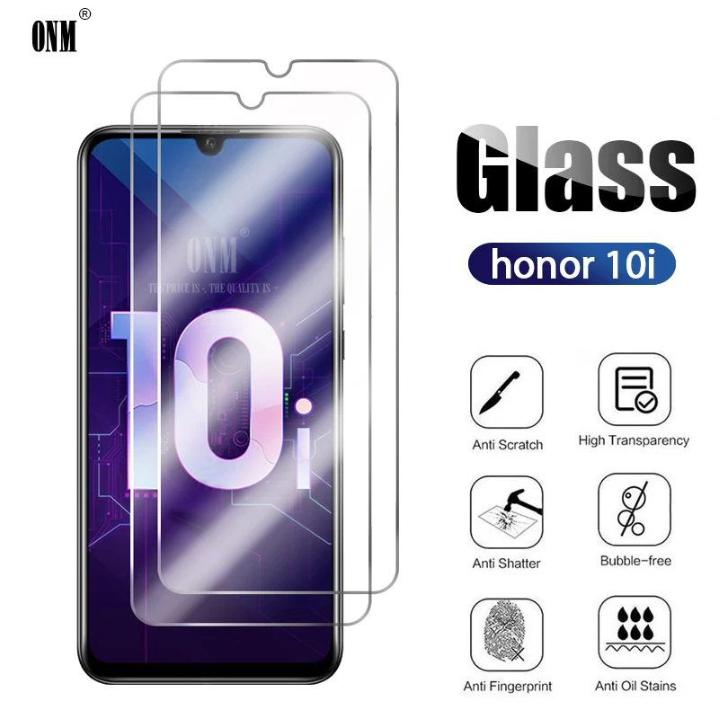 2 шт закаленное стекло для Huawei Honor 10i Защитная пленка экрана HONOR 10I HRY-LX1T | Мобильные
