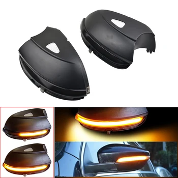 

2PCS Side Wing Mirror Indicator Dynamic Blinker Turn Signal LED Light For VW Passat B7 CC Scirocco Jetta MK6 EOS