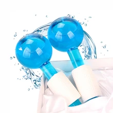 Большая красота хоккейные энергетические магические глобусы для лица и глаз, Кристальные ледяные массажные палочки, волнистые воды, массажный мяч для лица