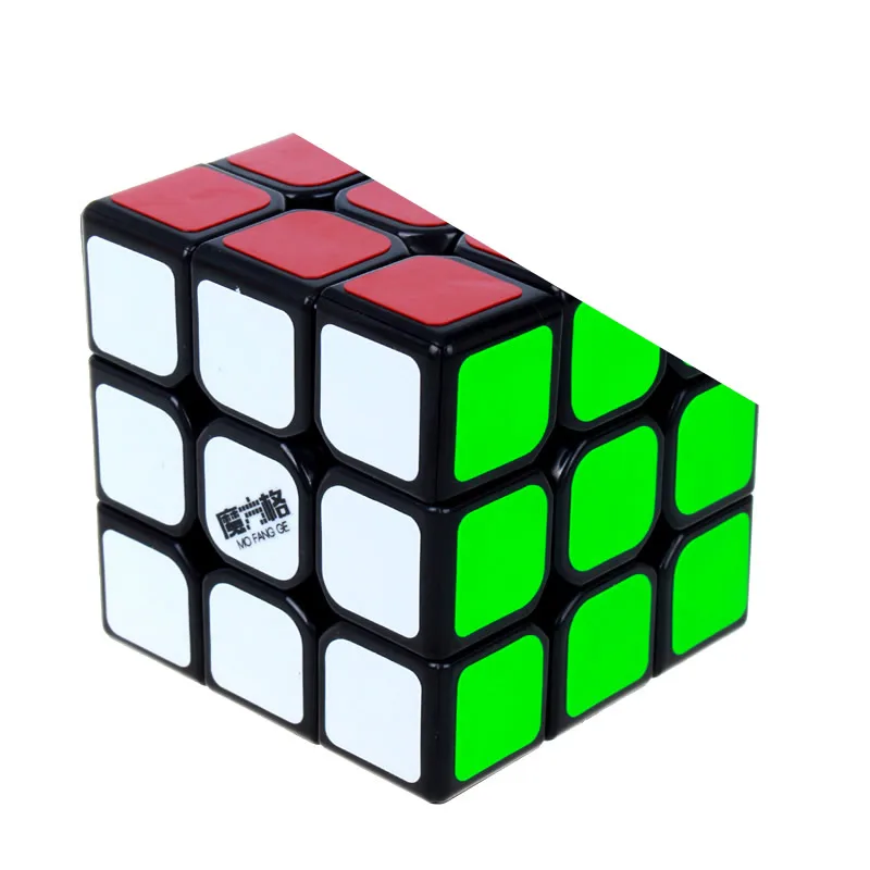 Black QiYi Thunderclap 3x3x3 волшебный куб MoFangGe 3x3 профессиональный конкурс скорость Головоломка Развивающие игрушки для детей подарок для детей - Цвет: Black