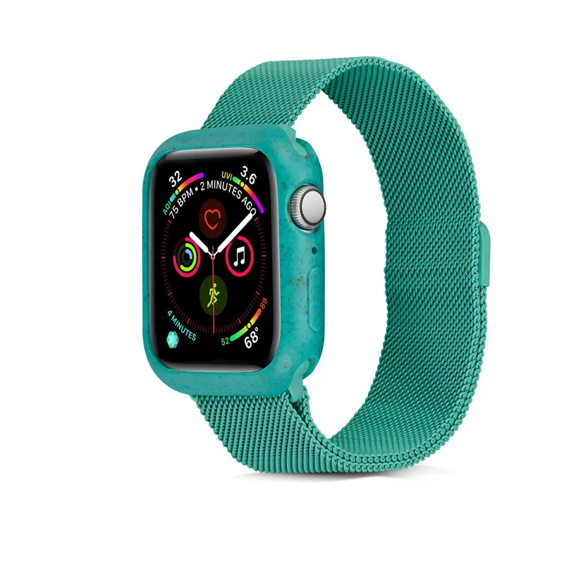 Мягкий ТПУ защитный чехол для Apple Watch 4 5 40 44 мм модный 6 цветов Защитный чехол бампер для iWatch 3 2 1 38 42 мм