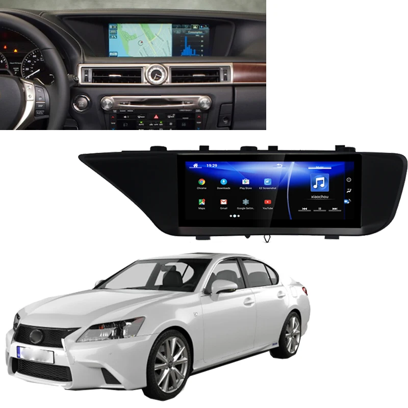 LiisLee автомобильный мультимедийный плеер GPS аудио радио для Lexus GS 250 450h 350 200t L10 2014 ~