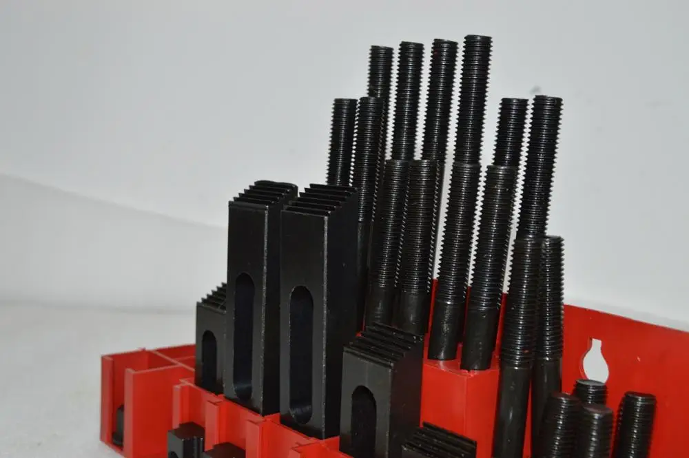 S45C Solid Steel Clamping Set 58pcs Mill Clamp Kit Vice Metex Milling Machine M12