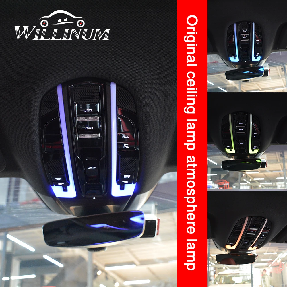 Car Ambient Light For Porsche Cayenne 9ya Panamera 971 Auto Interior