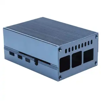 

Aluminum Alloy Case Heat Dissipation Protective Enclosure Shell for Raspberry Pi 4 Easy Install Hot