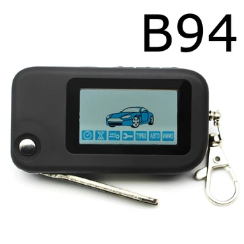 

keychain with flip key B94 Remote Controller With Key Uncut Blade For StarLine B94 Two Way Car Alarm car security