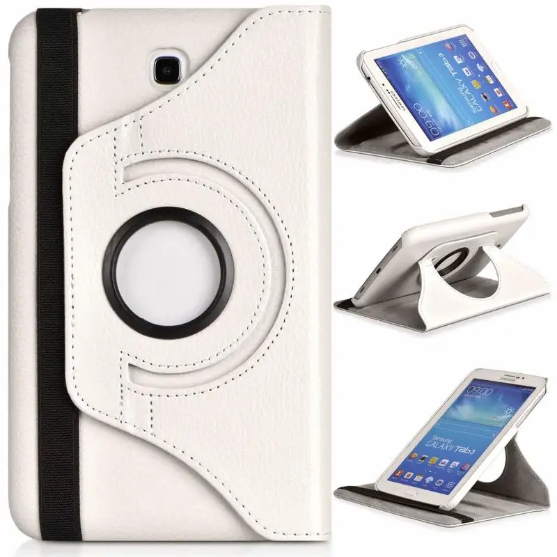 Tab 3 7 0 SM T210 360 градусов вращающийся чехол с флипом кожзам для Samsung Galaxy T211 T217 P3200 P3210