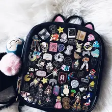 STEAMEDBUN Ita сумка уши Конфеты кожаный рюкзак девушки прозрачный пляж школьная сумка