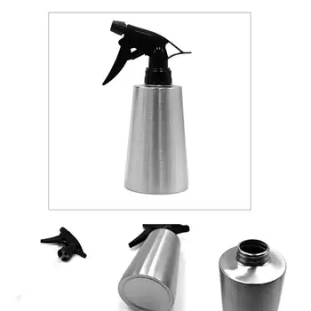 

350ML Silver Stainless Steel Spray Bottle Oil Sprayer Oiler Pot BBQ Cooking Tool