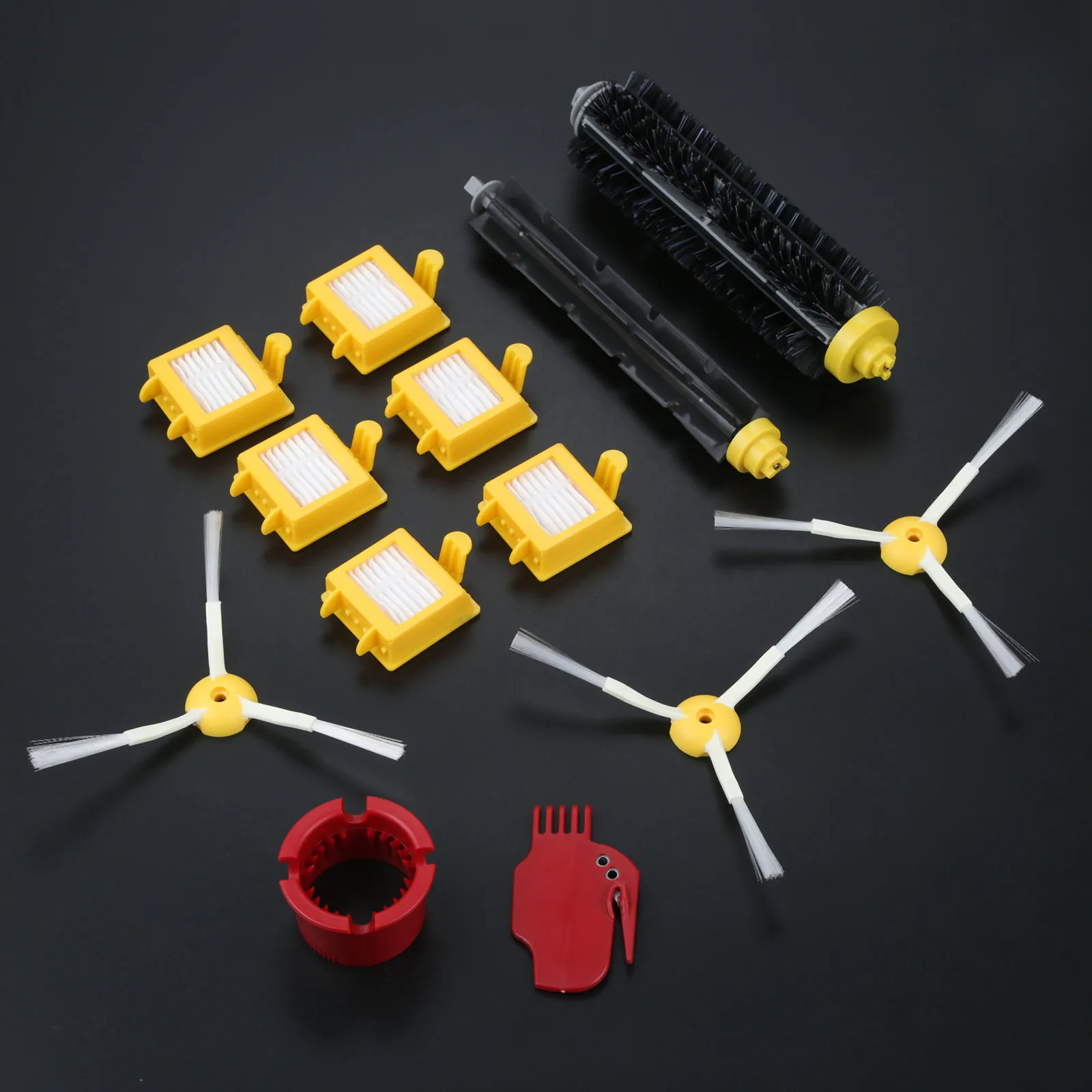 13pcs/kit Vacuum Cleaning Robots Replacement fits for Roomba 700 Series Maintenance Accessory Filters/Side Brush/Roll/Screw/Tool |