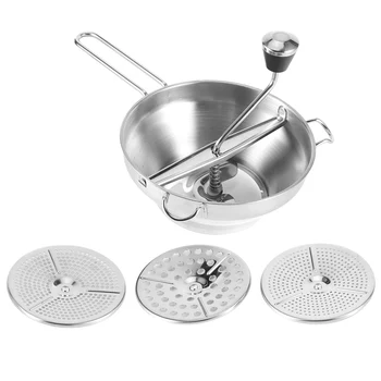 

Multifunctional Manual Food Mixer Stainless Steel Salad Vegetable Fruit Blender for Kitchen
