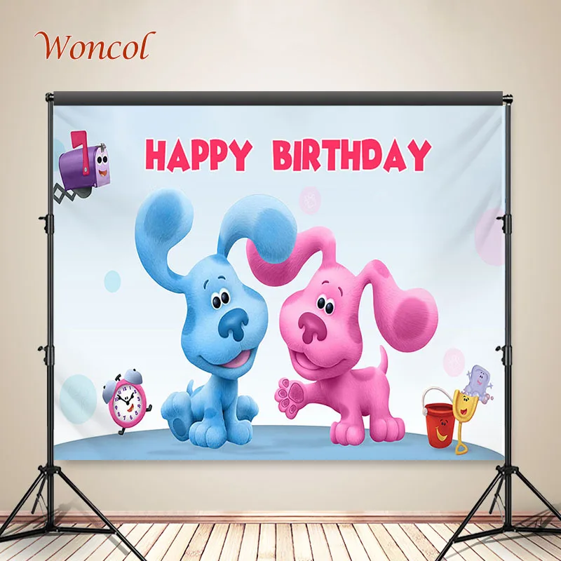 woncol blues pistas fotografia fundo feliz aniversário foto pano de fundo gênero revelar personalizado decoração banner foto prop