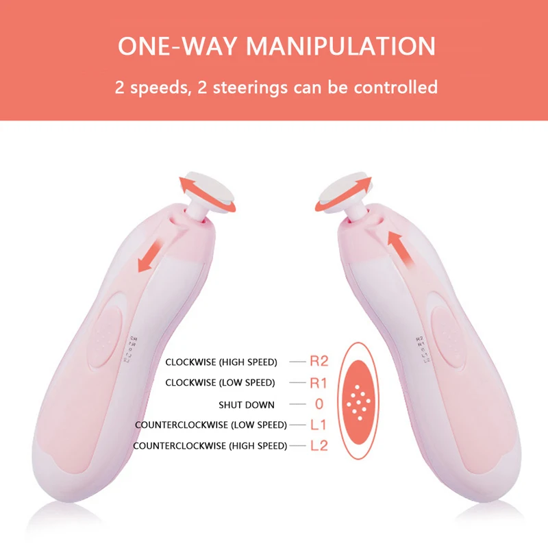 Newborn Safe Electric Nail Clipper Cutter Baby Nail Trimmer Manicure Pedicure Clipper Cutter Scissors Kids Infant Nail Care