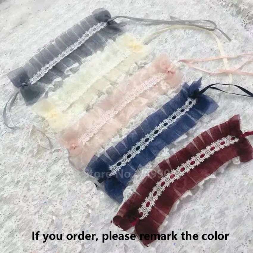one head wear Женское платье в стиле Лолиты, плиссированное, кружевное, с принтом, Kawaii JSK OP, Тюлевое, жемчужное, мягкое, для сестры, коллаж, стильные, милые, чайные, вечерние, юбки - Цвет: one head wear