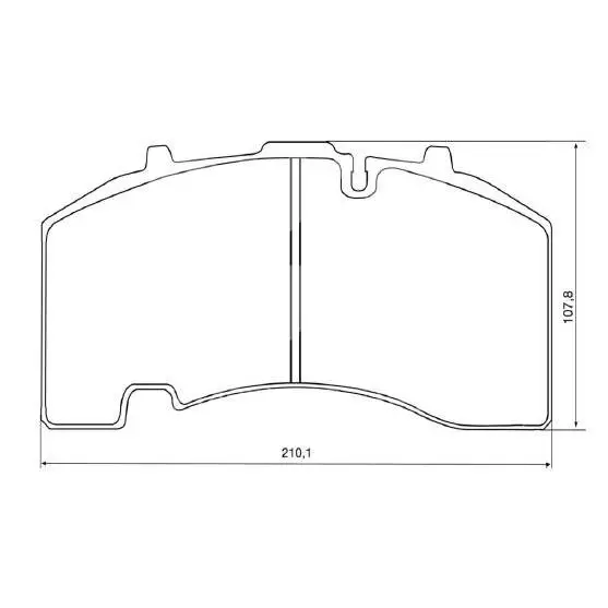 TOPCOVER Колодки тормозные передние к-кт T0298-8002(один паз