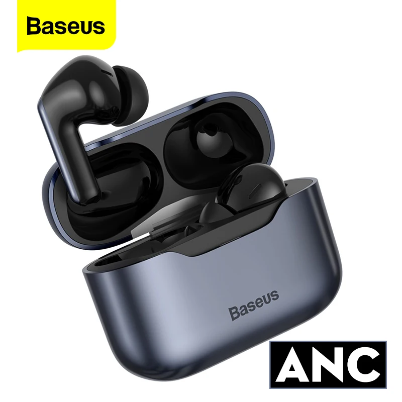 Baseus S1 Pro Wireless Earphone ANC Noise Cancellation Earphones Headphones SBC AAC TWS Bluetooth 5.1 Earbuds Ear Buds Earpiece