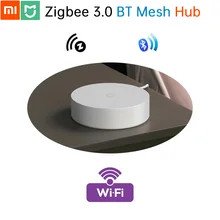 Original Xiaomi Mijia Mi Smart Home Hub Zigbee 3.0 2.0 Bluetooth 5.0 Mesh 100 Sub WIFI Set Remain Automation Without Internet
