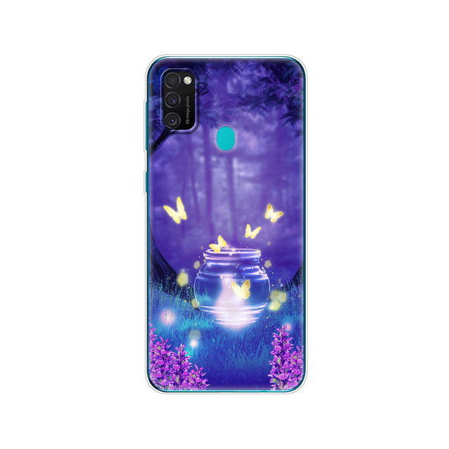 Samsung M21 Case 6.4" Soft Silicon Tpu Cover For Samsung Galaxy M21 M 21 SM-M215FZGUSER m215 Phone Back Shell Bumper Funda