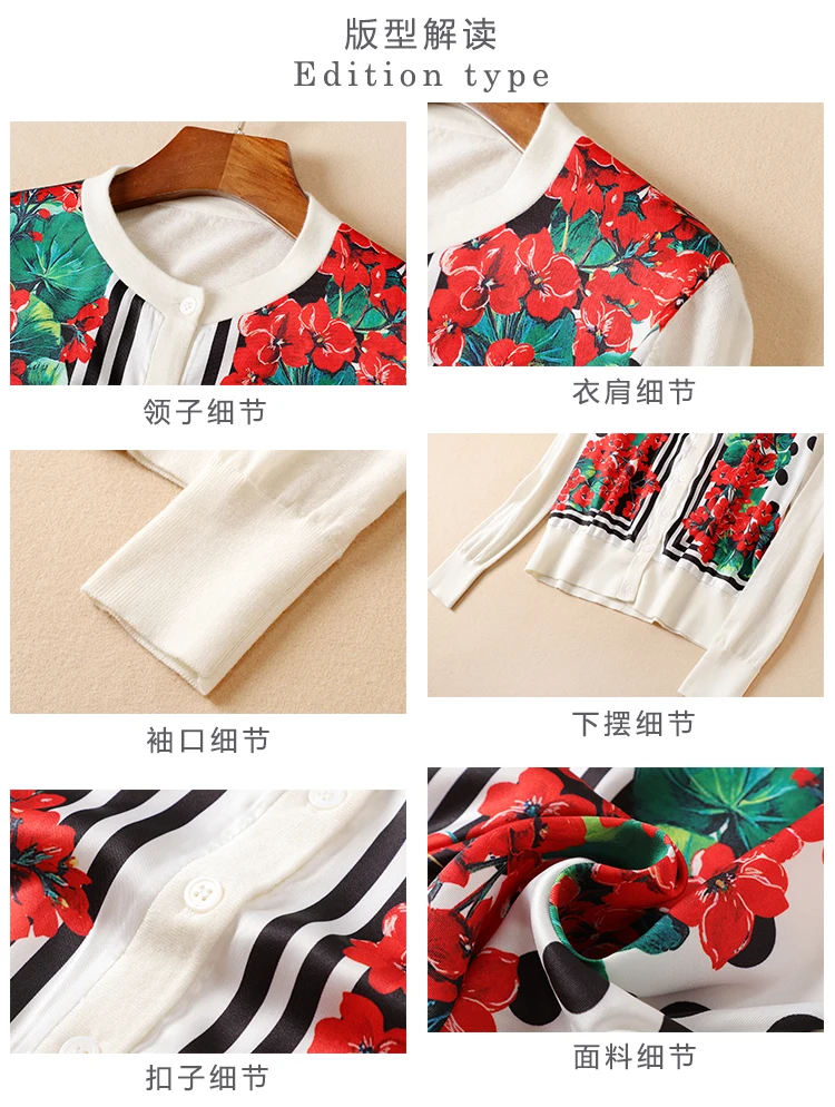 AH10865 Fashion women's Sweaters Runway Luxury famous Brand European Design party style women's Clothing