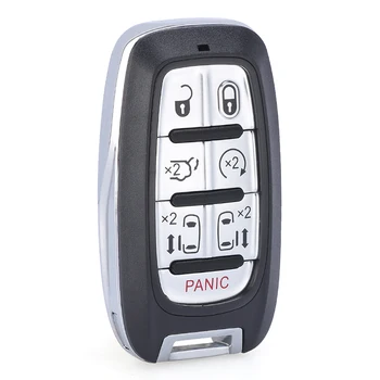 Keyforkess per Chrysler Pacifica 2017 2018 2019 2020 M3N-97395900 sostituzione 3 5 6 7 pulsanti Remote Car Key Shell Fob con lama - KEYECU per Chrysler Pacifica 2017 2018 2019 2020 M3N 97395900 sostituzione 3 5 6 7