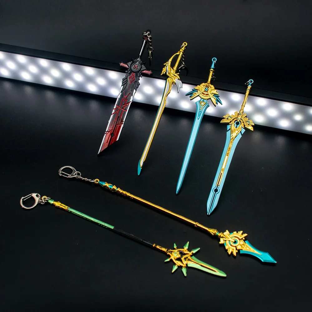 Genshin Impact Keychains Weapons Genshin Impact Accessories Anime