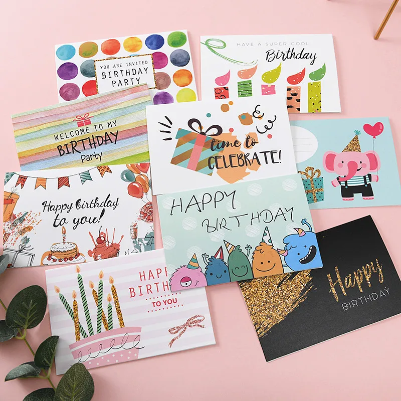 wholesale Thank You Cards Bulk Birthday Card for Kids Note Cards with