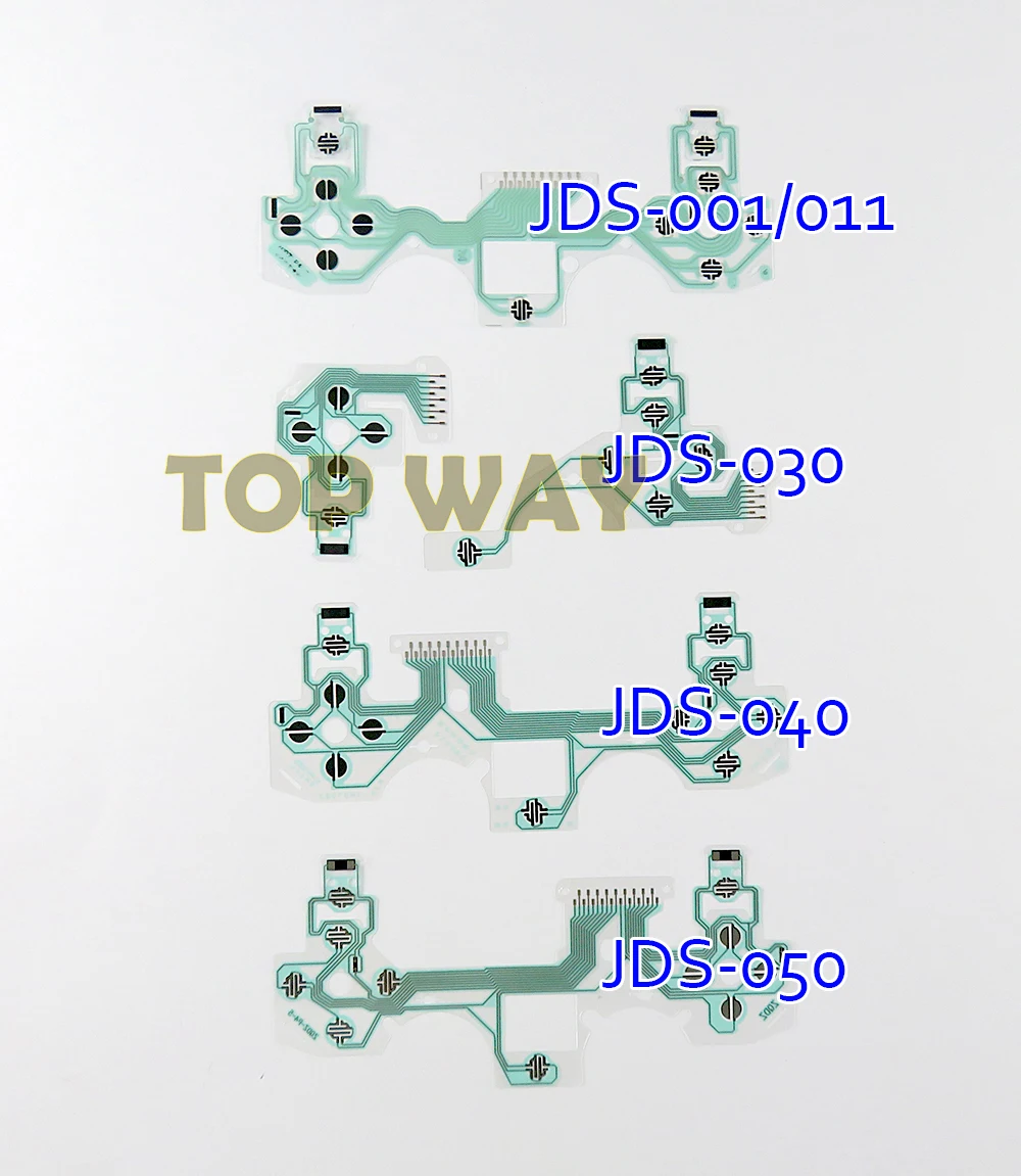 JDS 001 030 040 050 Замена кнопки ленточная печатная плата для PS4 Dualshock 4 Pro тонкий контроллер кнопочная панель на проводимой пленке flex