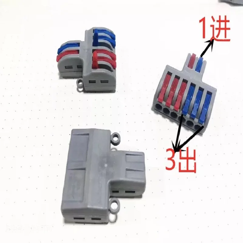 Соединитель провода быстрое соединение Терминал два-в, четыре-выход, два-в, шесть-из SPL-42 SPL-62 штепсельный Электрический разъем