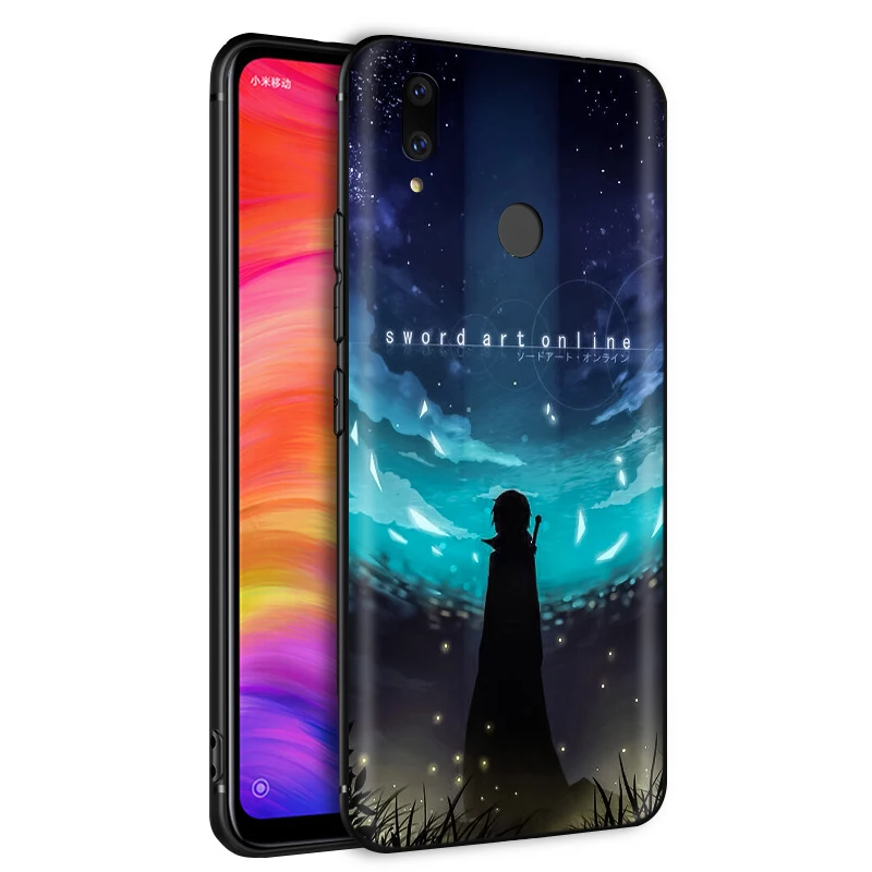 Чехол Sword Art Online для Xiaomi Redmi Note 4 4x 4a 5 5a 6 8 8A MI 9 9s 10 8T K30 Pro Max Lite Plus|Бамперы| |