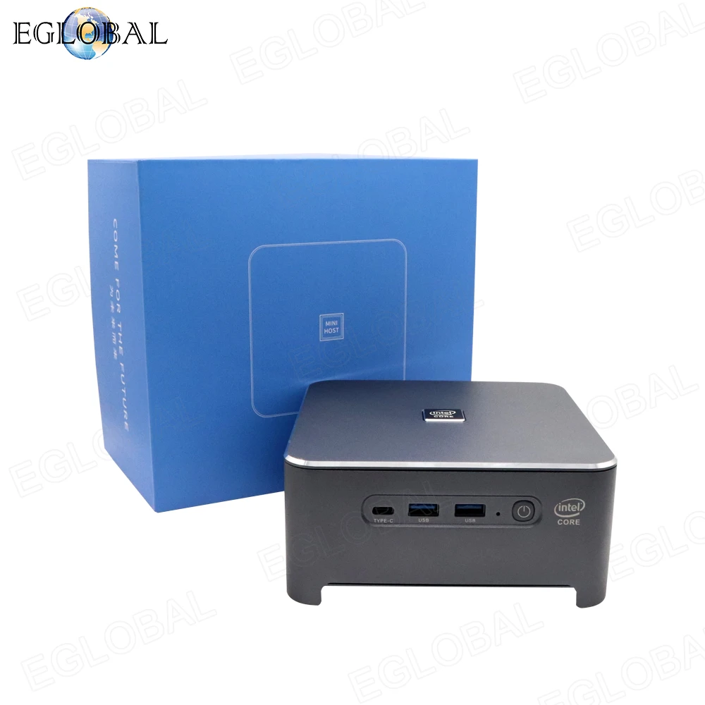 Eglobal настольный компьютер NUC Intel i9 10880H 10885H 8 ядер Мини ПК Windows 10 Pro 2 * Lan DDR4 M.2 NVME DP HDMI Type