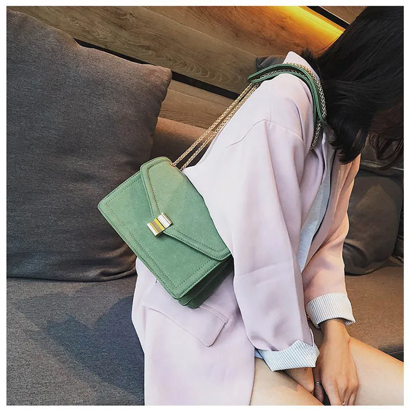 MSGHER Frosted Solid Vintage Women Shoulder Bag Concise Style Autumn Gentle Color Joker Practical Casual Girl Bag WB3236
