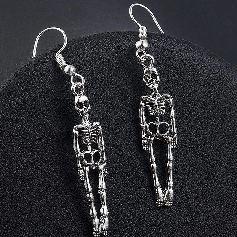 Vintage Skeleton Skull Dangle Earrings For Women Jewelry Party Gifts Aretes De Mujer Modernos