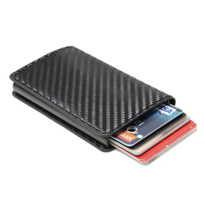 Лазерная гравировка, мужской кредитный держатель для карт s, чехол для визиток, модный автоматический RFID держатель для карт, алюминиевые кошельки для банковских карт