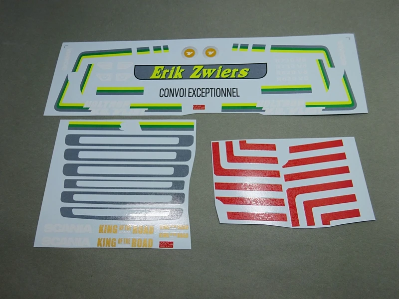 decals : sticker for tamiya 1-14 scale1