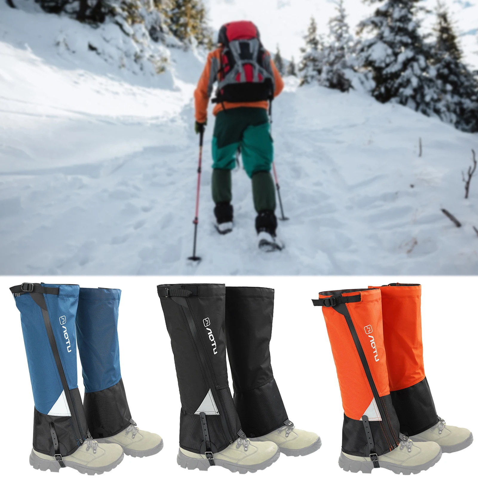 

Waterproof Leg Covers Legging Gaiter Climbing Camping Hiking Ski Boot Travel Shoe Snow Skiing Boots Gaiters Legs Protection