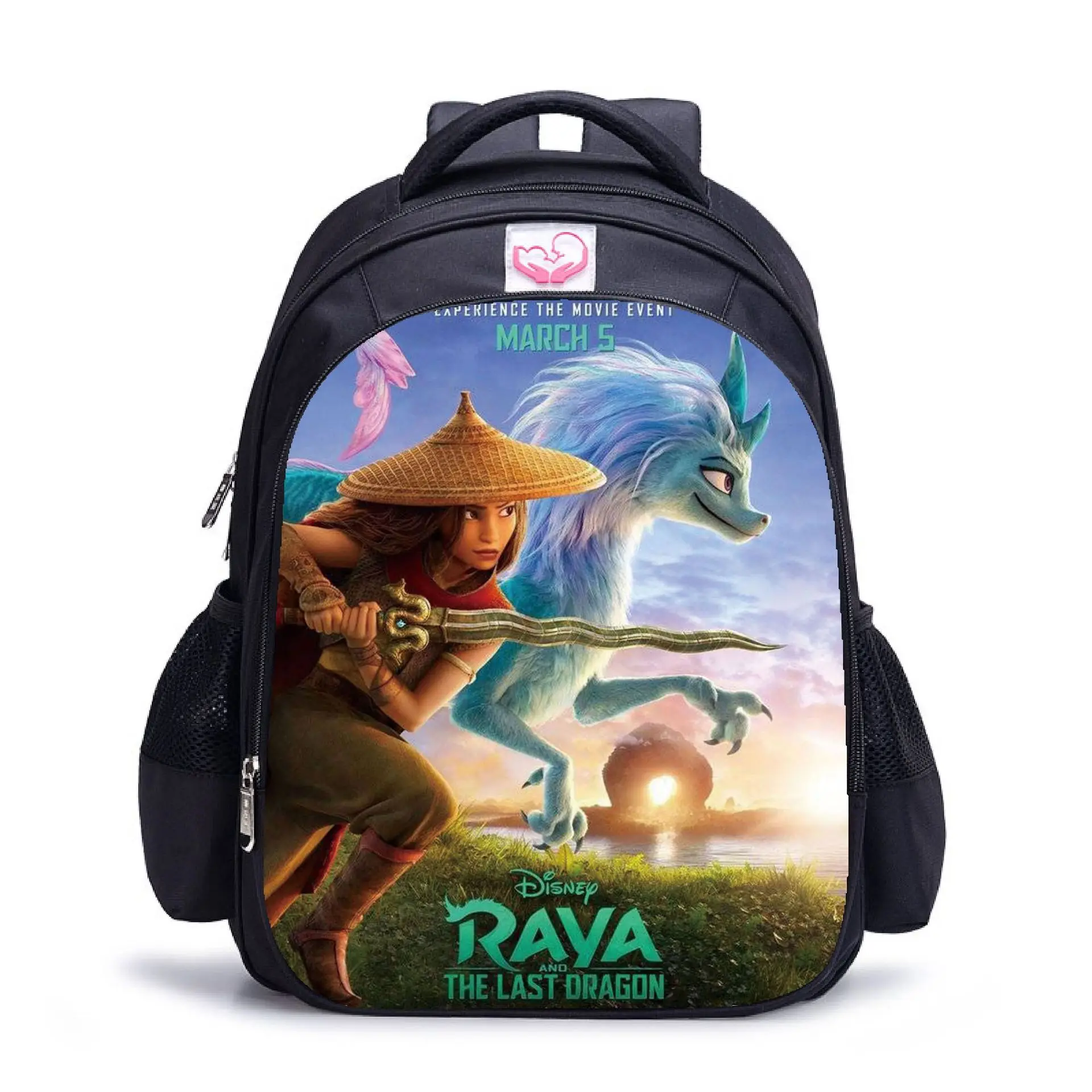 Рюкзак Raya and The Last Dragon детский школьный ранец с мультяшным рисунком для мальчиков