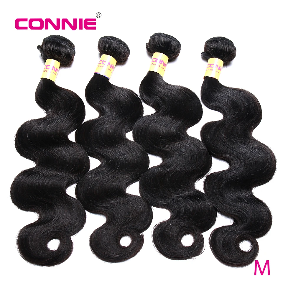 Перуанские человеческие волосы Connie Body Wave среднее соотношение 10 26 дюймов