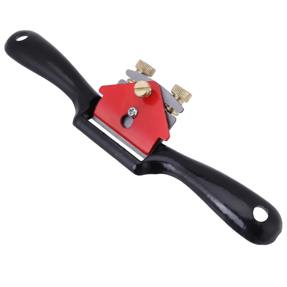 Woodworking Tools 9in Adjustable Plane Spokeshave Woodworking Hand Planer Trimming Tools Wood Hand Cutting Edge Chisel Tool Screw Blade