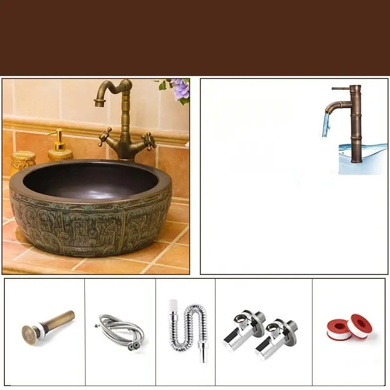 Version R Para Evier Баньо Da Appoggio Bassin черный Lavandino Salle De Bain Wastafel Bagno бассейна умывальник поо Banheiro раковина умывальника - Цвет: Version R
