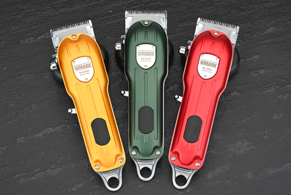 2021 New WMARK NG2025B All-Metal Corded or Cordless Use Hair Clipper With LCD Display 6500 RPM  Hair Trimmer 9CR18 Blade 2500mAh